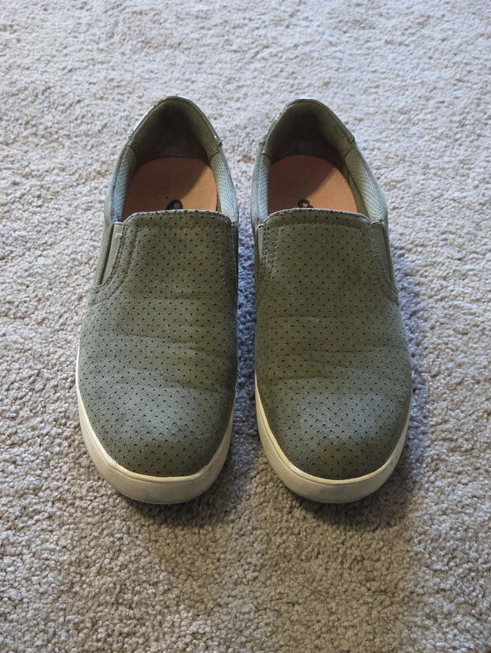 Dr. Scholl's Slip-On Casual Sneakers - Olive Green